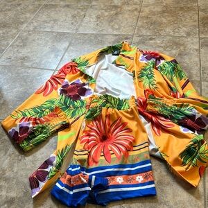2 piece swim cover up